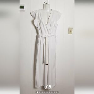 TOMMY HILFIGER FLUTTER SLEEVES JUMPSUIT